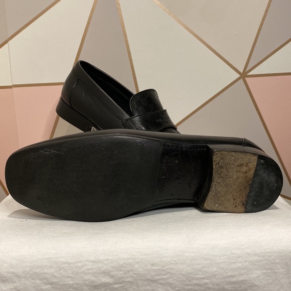 LOUIS VUITTON MENS LOAFERS LV LOGO INFINITE DAMIER SHOES 8.5US/7.5LV - Picture 10 of 11